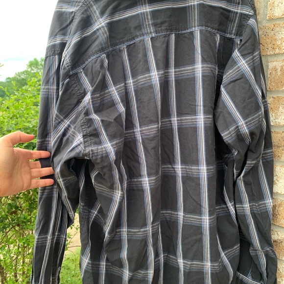 wrangler men’s shirt long sleeve size XL gray - Picture 2 of 4